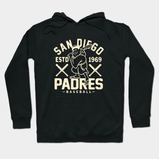 Retro San Diego Padres 2 by Buck Tee Hoodie